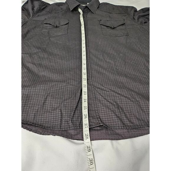 ELY CATTLEMAN MEN'S LONG SLEEVE SHIRT - SIZE LARGE - GRAY - Picture 8 of 15